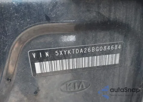 2011 Kia Sorento Lx V6 from USA, damaged, VIN 5XYKTDA26BG084684